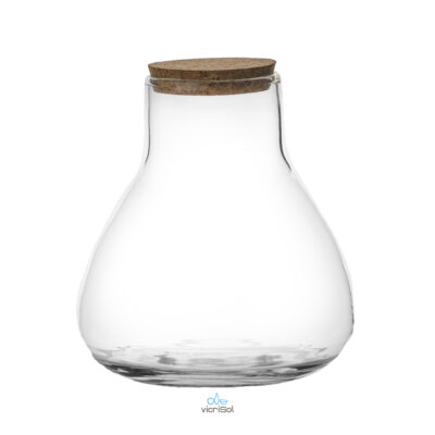 Mini Terrario TONY 12 cm- Tapa Corcho