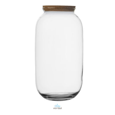 Terrario Florero NARA 42 cm con Tapa Corcho