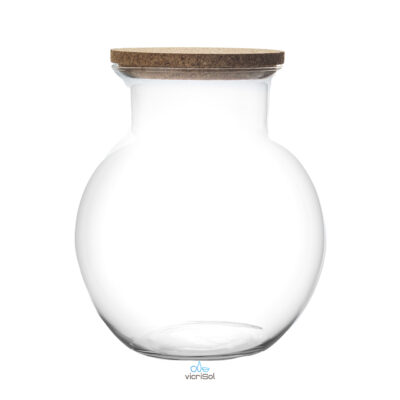 Terrario SINGAPUR 17 cm-Tapa Corcho