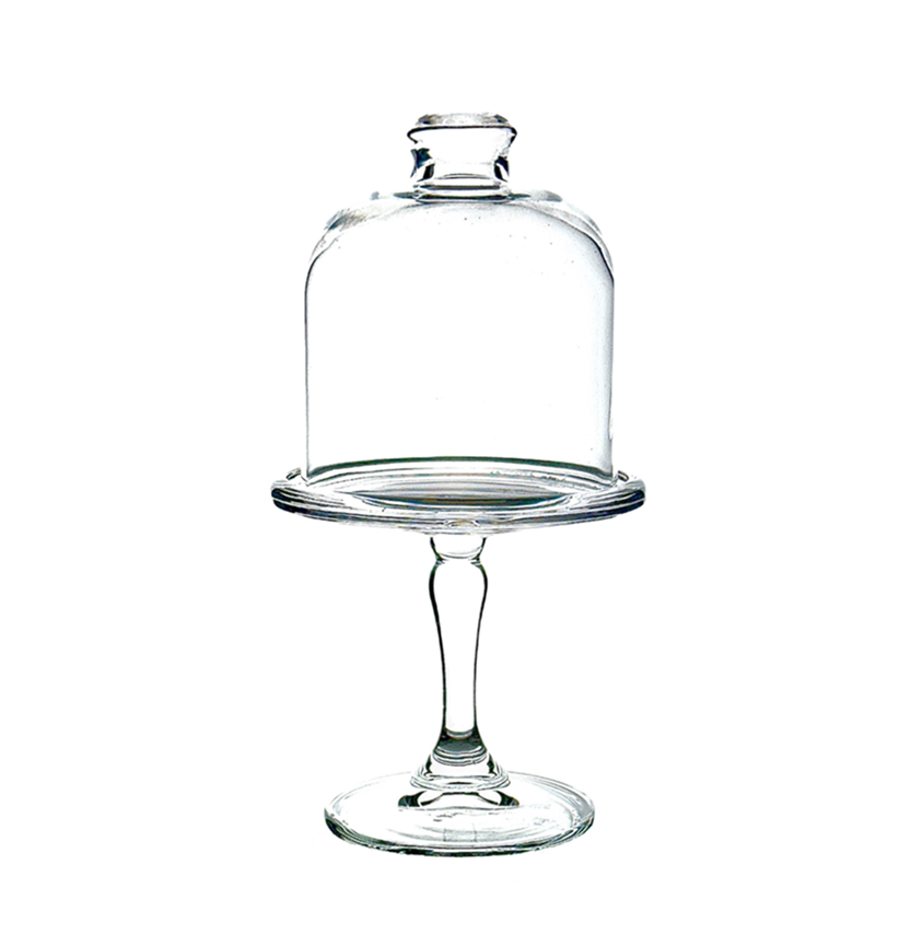 BOMBONERA CUPULA CON PIE 18,5x10 CM