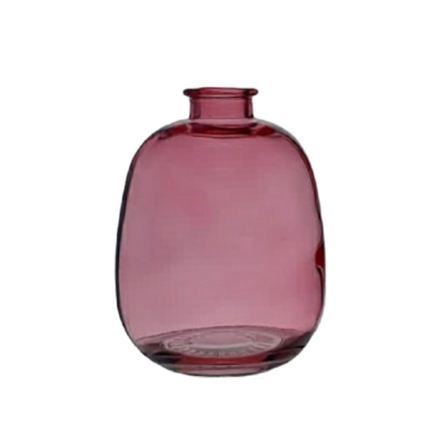 Botella Ovalada 12 cm- Color Rosa