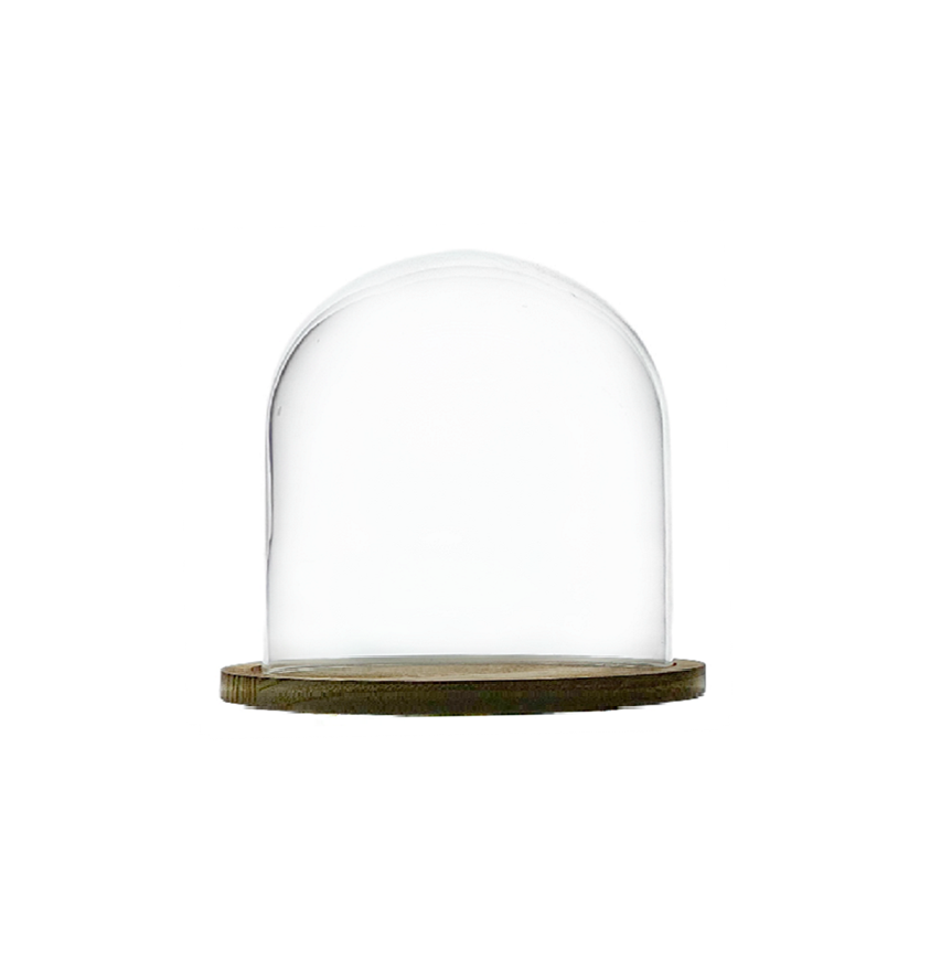 CUPULA 10x10 cm- Base Madera