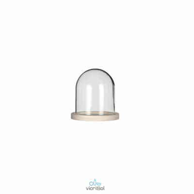 CUPULA 9x8 cm- Base Madera