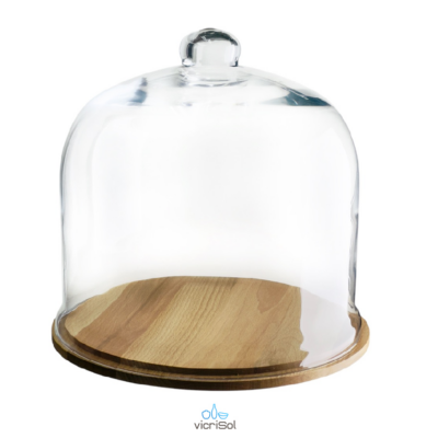 CUPULA C.POMO 31cm- Plato madera