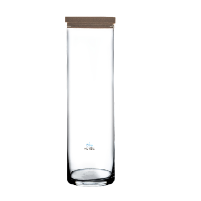 FLORERO CILINDRO 30X8 CM-TAPA CORCHO