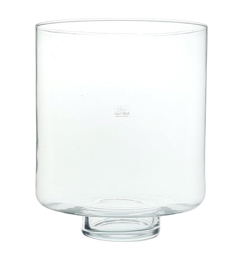 Florero Cilindro con Peana 29 cm