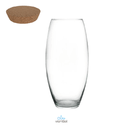 Florero AMARILLYS 26 CM-CORCHO--