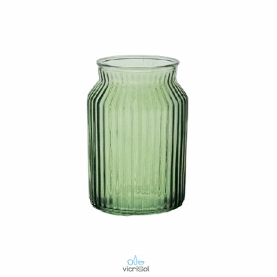 Florero Praga 17 cm - Verde