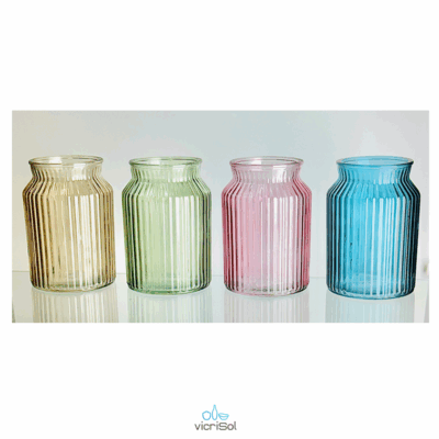 Florero Praga 17 cm - colores II