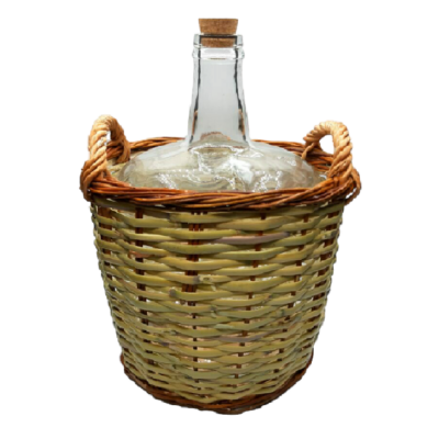 Garrafa 8 ltr. Boca Estrecha + Funda Caña