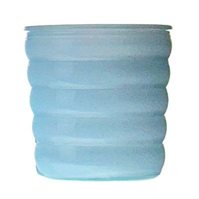 MACETA ONDAS 12,5- AZUL PASTEL