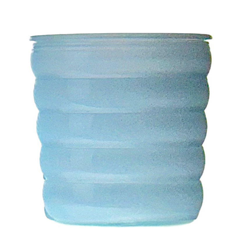 MACETA ONDAS 12,5- AZUL PASTEL