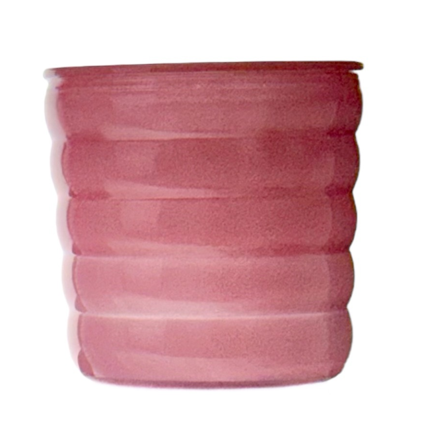 MACETA ONDAS 12,5- ROSA PASTEL