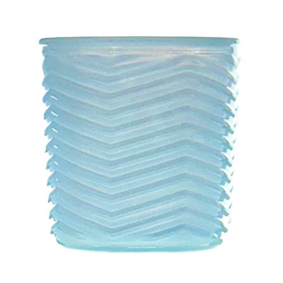 MACETA ZIG ZAG 12,5- AZUL PASTEL