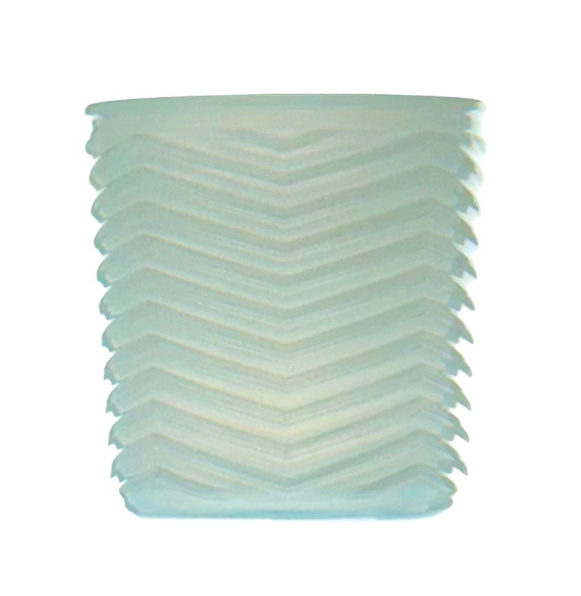 MACETA ZIG ZAG 12,5- VERDE PASTEL