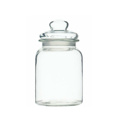 TARRO CIL. H19,5 - D11 CM-TAPA VIDRIO