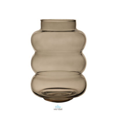 Florero Saturno Marrón