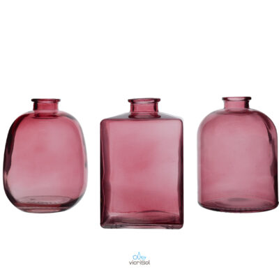 SET BOTELLAS 12CM ROSA