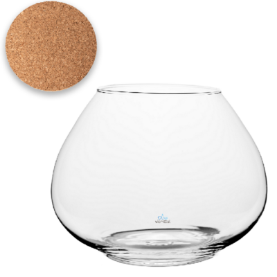 TERRARIO ISIDE 25 CM TAPA CORCHO