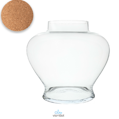 Terrario DANDY 26 cm-Tapa Corcho