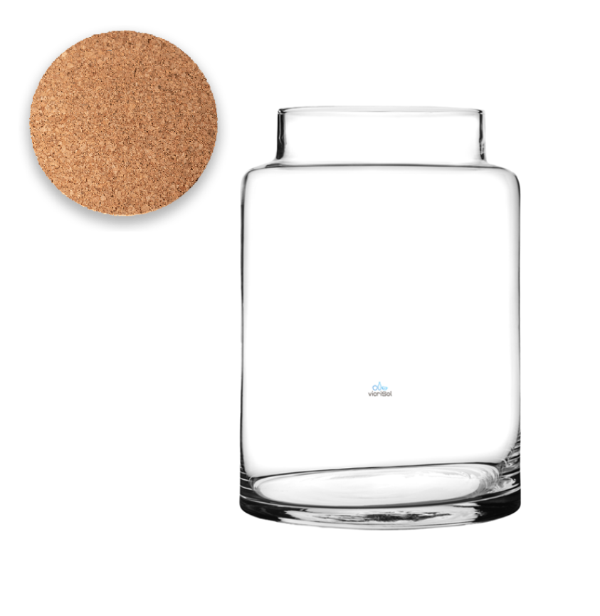 Terrario Jeimy 23 cm- Tapa Corcho