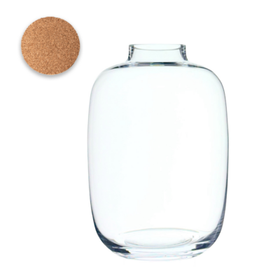 Terrario KYOTO 28 cm- Tapa Corcho