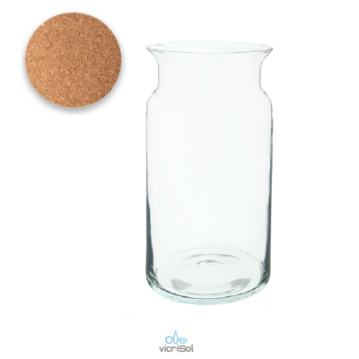 Terrario Mery Narrow 30 cm-Tapa Corcho