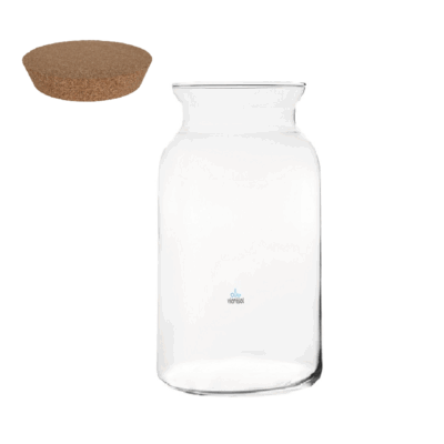 Terrario Mery Narrow 30 cm-Tapa Corcho(I)