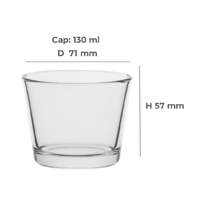 Vaso 130 ml nº28