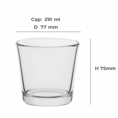 Vaso 210 ml nº423