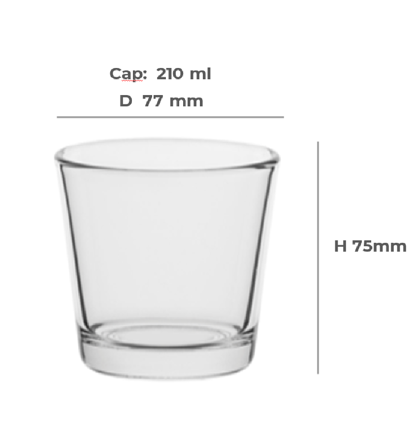 Vaso 210 ml nº423