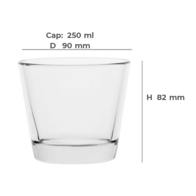 Vaso nº78 250 ml