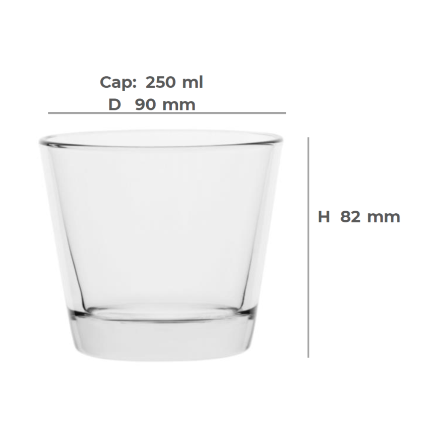 Vaso nº78 250 ml
