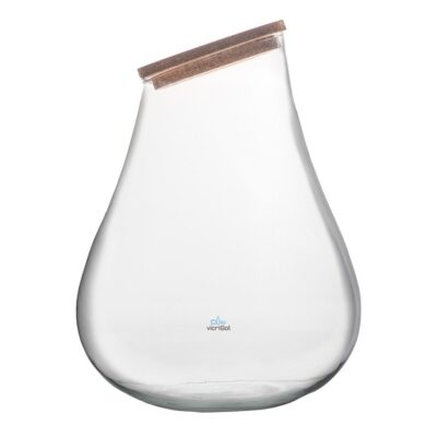 Terrario Kumbolo 33 cm con Tapa de Corcho