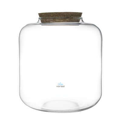 Terrario RODOLFO 20 cm- Tapa Corcho